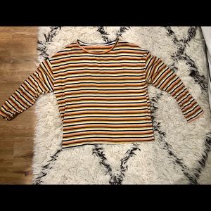 Fall colored top from Vici boutique